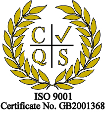 ISO 9001 cert no. GB2001368