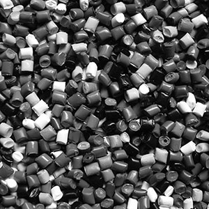 Image showing pelletised colour compound for use in decorative parts, cases, covers, containers